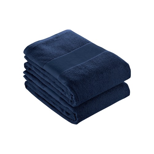 Serviette en éponge de coton 100% (300 gr/m2) avec bande 30 X 50 cm - 1
