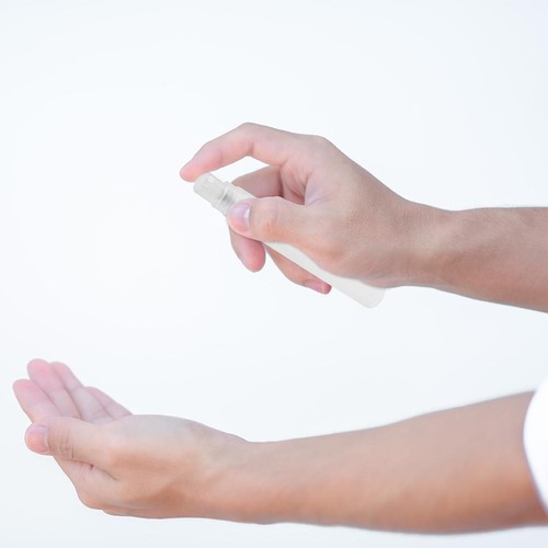 Gels hydroalcooliques pour les mains, format spray de 10 ml. Utilisation sans eau. - 5