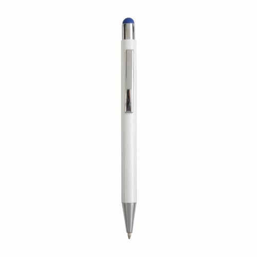 Stylo à déclic en aluminium personnalisé avec touch screen et logo gravé au laser colorés