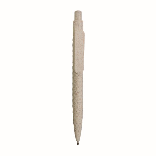 Stylo à déclic en paille de blé (50%) et PP (50%) - 1