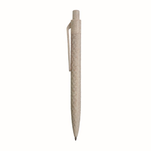Stylo à déclic en paille de blé (50%) et PP (50%) - 2