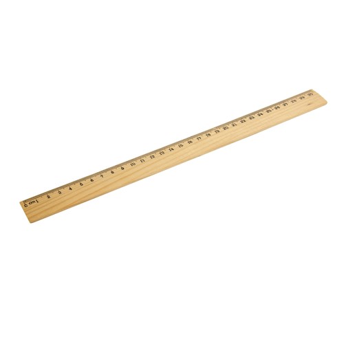 Règle en bois de 30 cm personnalisée