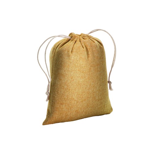 Pochon cadeau en coton recyclé 150 g/m2, 15 x 20 cm - 1