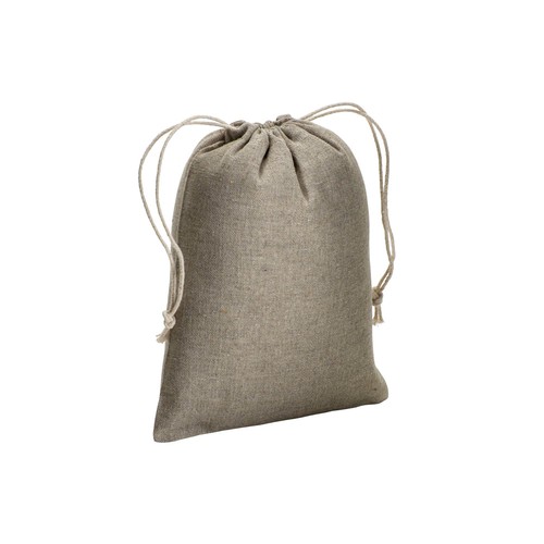 Recycled cotton gift bag, 150 g/m2, 15 x 20 cm