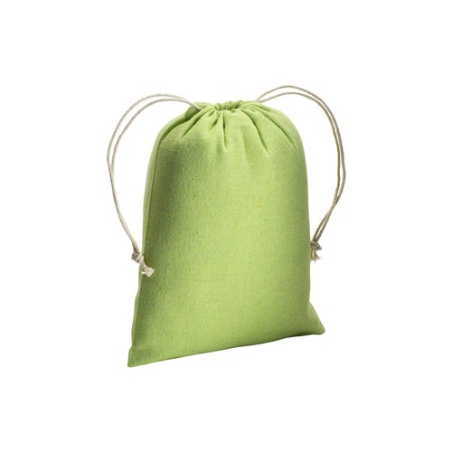 MOCHILA DE ALGODÓN RECICLADO 150G / M2, 15 X 20 CM