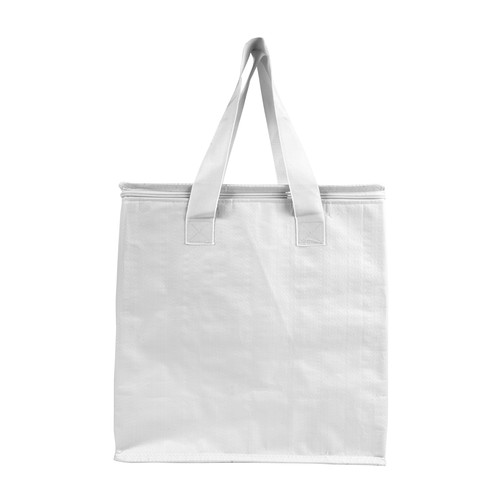 Sac isotherme en PP laminé 120 g/m2, anses colorées, fermeture éclair - 2