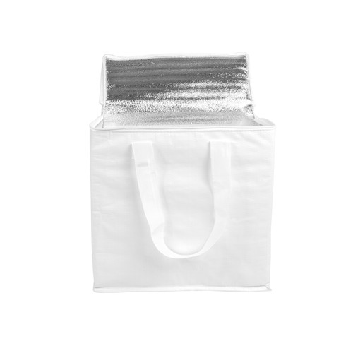 Sac isotherme en PP laminé 120 g/m2, anses colorées, fermeture éclair - 4
