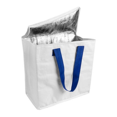 Sac isotherme en PP laminé 120 g/m2, anses colorées, fermeture éclair - 3