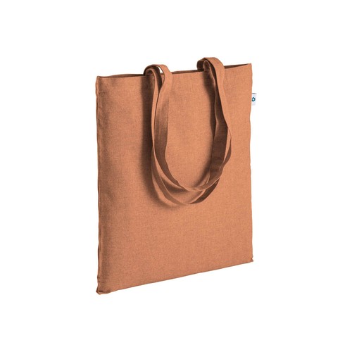 Shopper en coton recyclé 190 g/m2, anses longues, 38 X 42 cm - 1