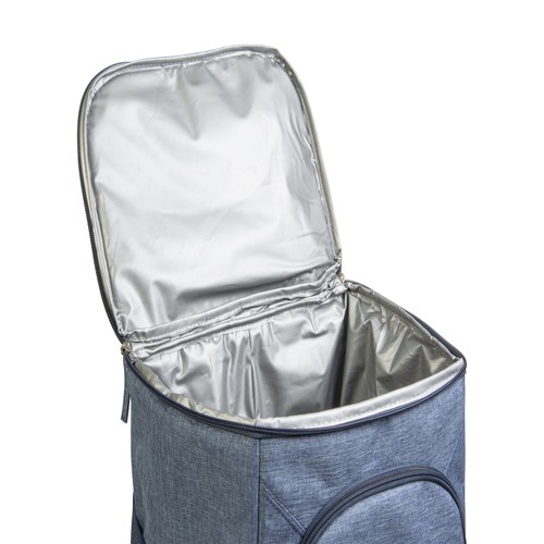 Sac-à-dos isotherme en polyester 300D mélange, intérieur matelassé en PEVA. - 4