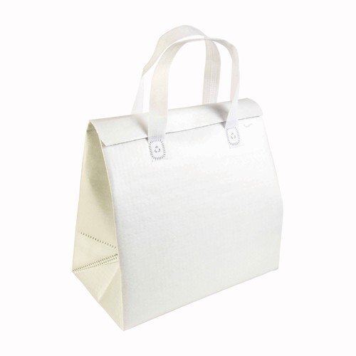 Sac isotherme personnalisé en TNT laminé 100g/m2, fermeture velcro
