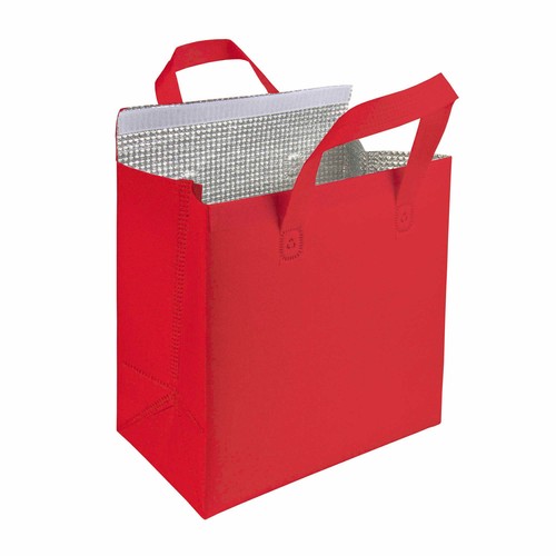 Sac isotherme en TNT laminé 100g/m2, fermeture velcro, - 3