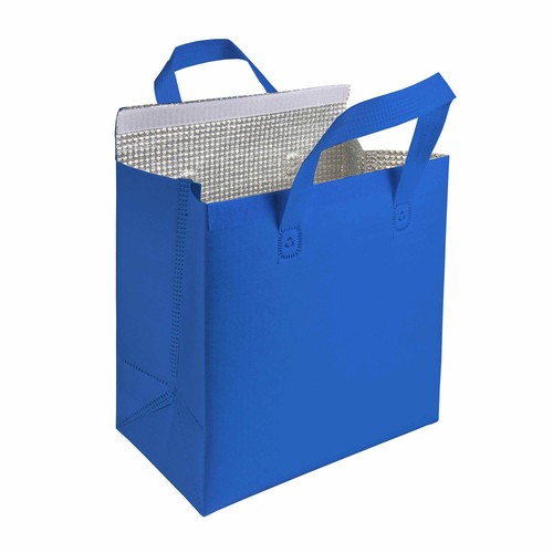 Sac isotherme en TNT laminé 100g/m2, fermeture velcro, - 3