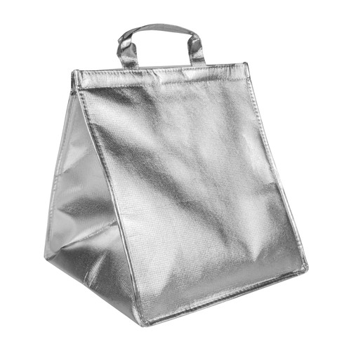 Sac isotherme personnalisé en TNT laminé 110 g/m2, à tarte/pizza, avec fermeture velcro