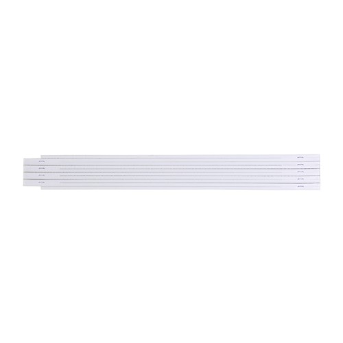 Mètre pliable en plastique, longueur 2 mt, 10 branches - 2