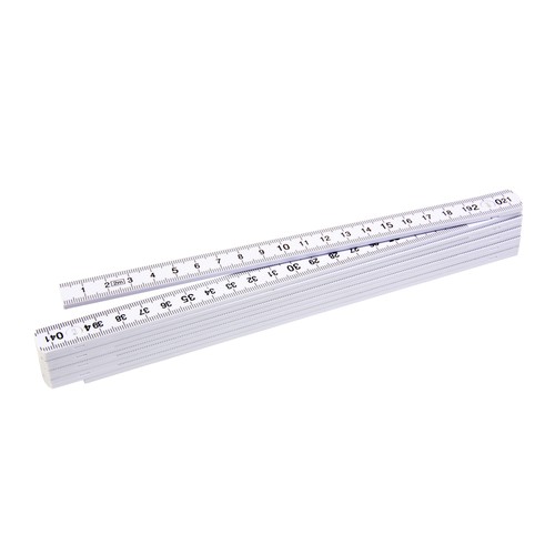 Mètre pliable en plastique, longueur 2 mt, 10 branches - 3