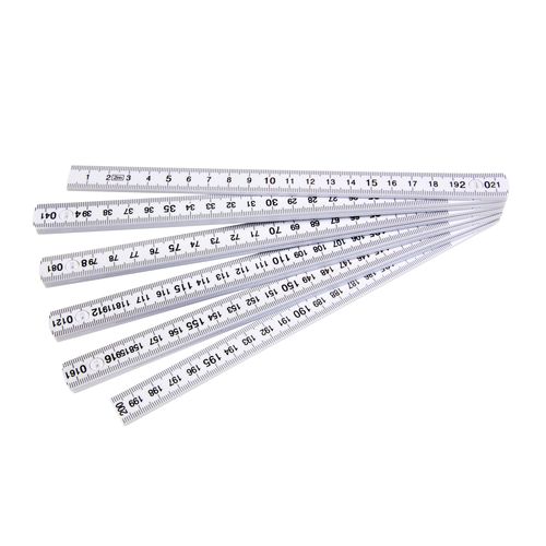 Mètre pliable en plastique, longueur 2 mt, 10 branches - 4