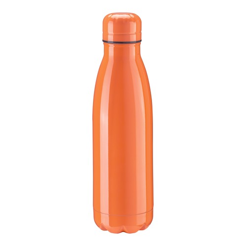 TERMO DE ACERO INOXIDABLE DE 500ML DE CAPACIDAD CON DOBLE PARED AISLANTE. COLORES FLUO