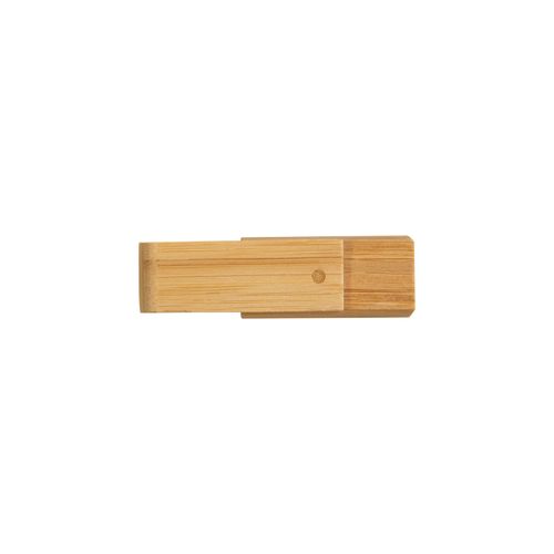 Clé USB 4 Gb pivotante en bamboo. Possibilité d'import sur demande à partir de 250 pièces - 2