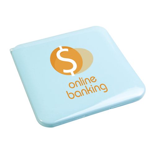 Etui porte-masque en PP avec traitement anti-bactérienne. ISO 22196 - 5