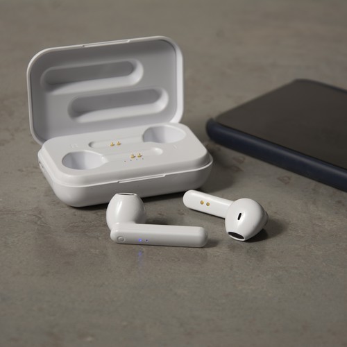Écouteurs bluetooth avec étui de chargement et câble de chargement micro USB inclus - 7