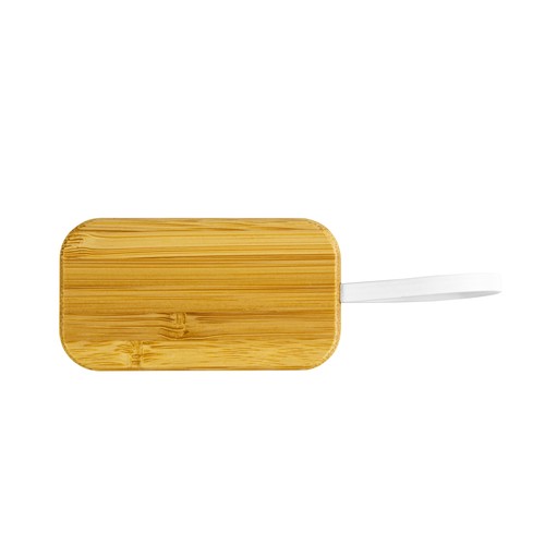 Écouteurs bluetooth avec étui de chargement en bambou - 2