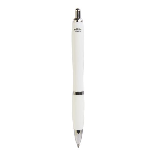 Stylo à bille ABS avec tige anti-bactérienne. Clip en métal. ISO 22196. - 2