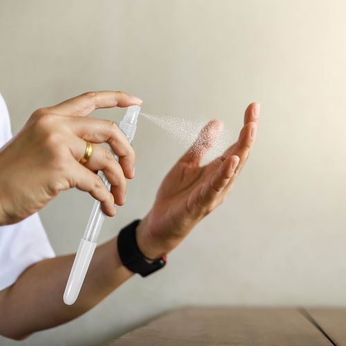 Stylo à bille en ABS avec distributeur de spray rechargeable de 10 ml liquide non compris - 5