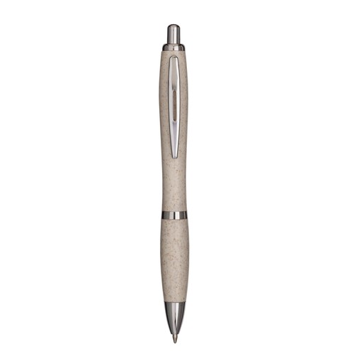 Wheat straw (50%) and PP (50%) push button ball pen
