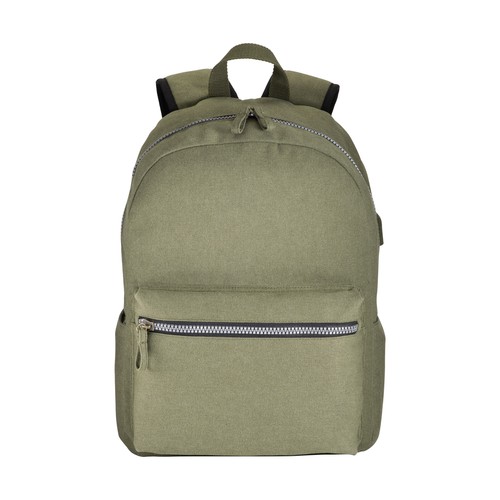 Sac a dos porte PC en Canva effect stone washed - 2