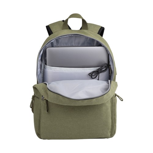 Sac a dos porte PC en Canva effect stone washed - 4