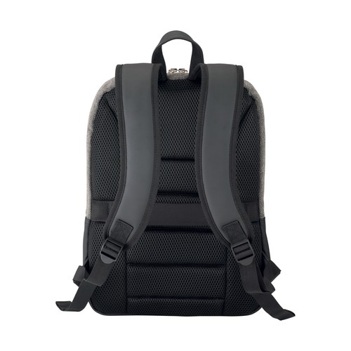 Sac a dos porte PC en simili cuir et polycoton - 3