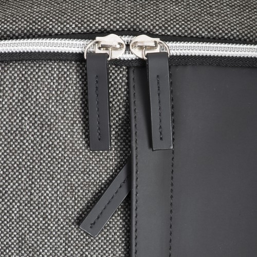 Sac a dos porte PC en simili cuir et polycoton - 5