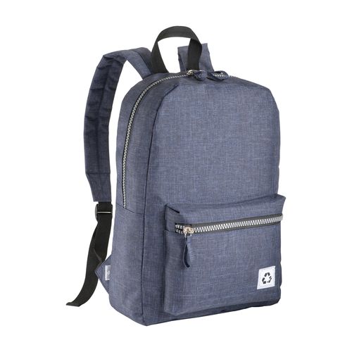 Sac a dos porte PC en PET recycle effet melange - 1