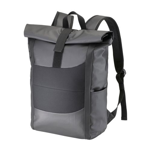 Sac a dos porte PC en polyester avec revetement en PVC sans  phtalatei - 1