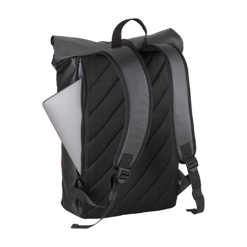 Sac a dos porte PC en polyester avec revetement en PVC sans  phtalatei - 4