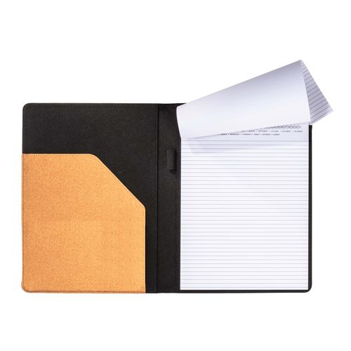 Conférencier et organisateur A4 en liège avec élastique, bloc de 20 feuilles - 2