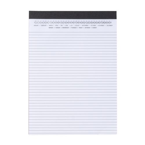 Conférencier et organisateur A4 en liège avec élastique, bloc de 20 feuilles - 5