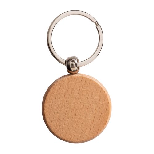 Porte-clés rond en bois - 2