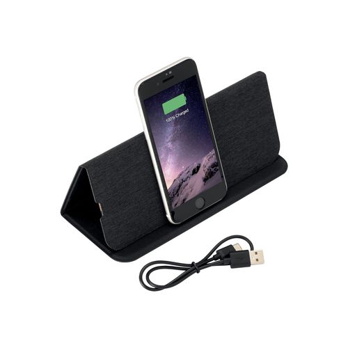 Tapis de souris et support pour téléphone portable en R-pet, avec chargeur wireless - 1