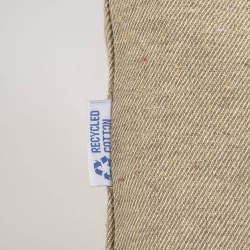 Tote-bag en coton recyclé à impact carbone neutre 280 g/m2, anses longues - 5