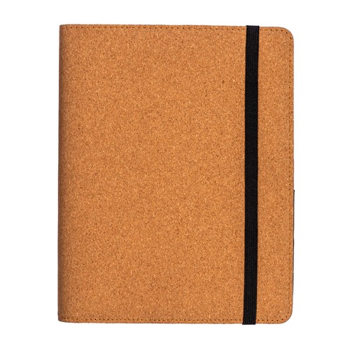 CARPETA ORGANIZADORA CORCHO ELÁSTICO A5 BLOQUE 64 HOJAS RAYADAS