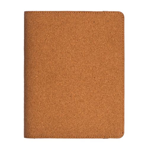 Conférencier organizer en liège avec élastique A5, bloc de 64 feuilles - 2