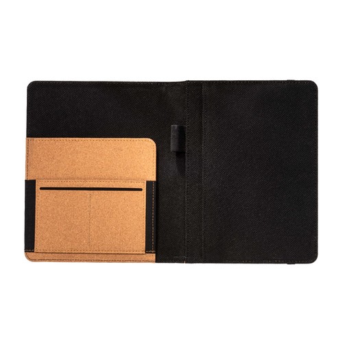 Conférencier organizer en liège avec élastique A5, bloc de 64 feuilles - 7