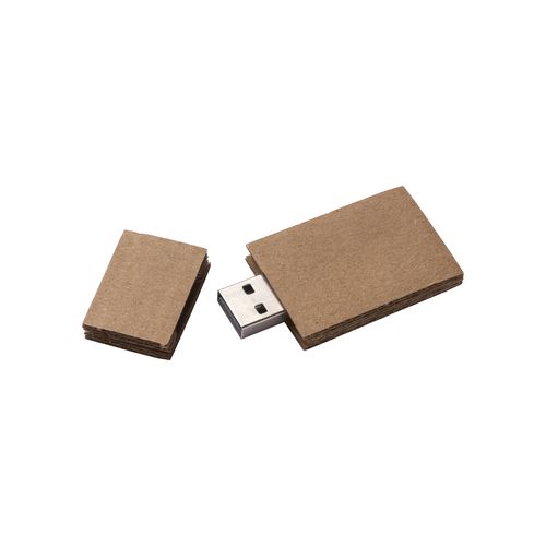 Clé USB avec corps en carton multicouche 4GB - 5