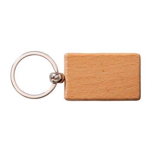 Porte-clés rectangulaire en bois - 2