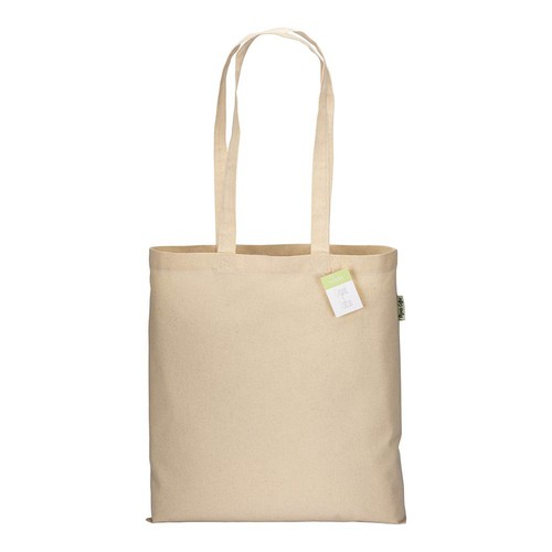 Tote-bag en coton bio 190 g/m2, anses longues - 2