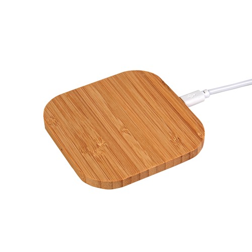 on sans fil personnalisé en bambou - Input 5V/2A , Output 5V/1A , Puissance de transmissi