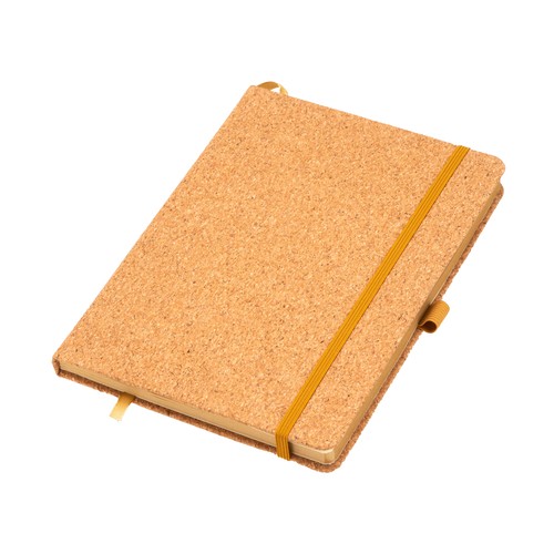 Carnet en liège, feuilles lignées de couleur ivoire, 80 pag de 70 gr., papier recyclé. - 2