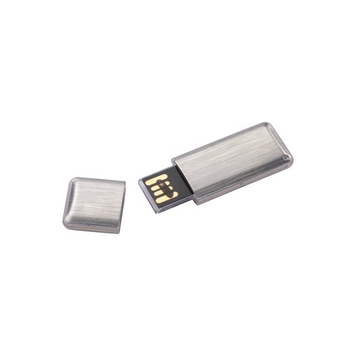 Clé USB 4Gb en métal et avec lumière blanche - 4